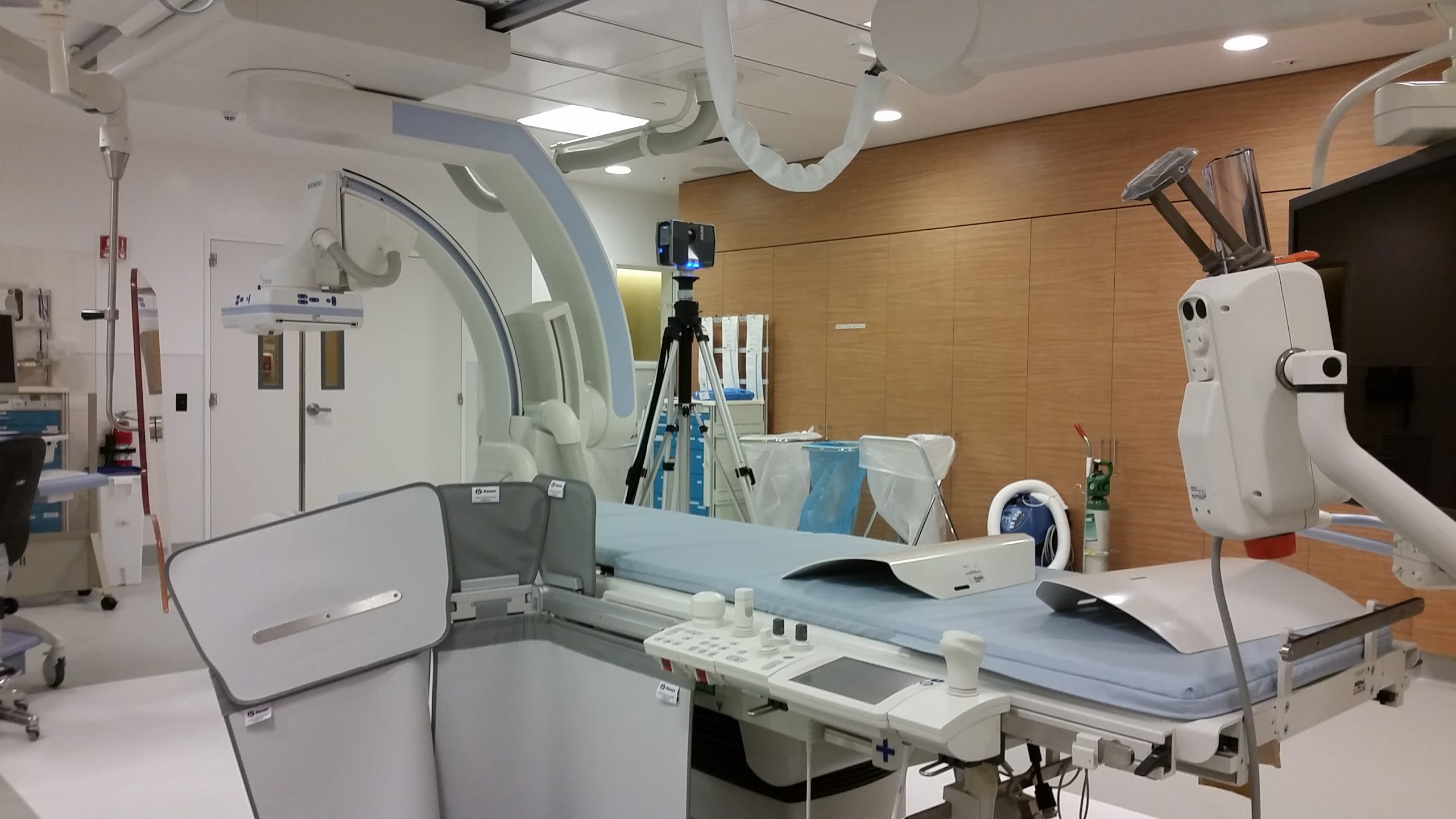 Laser Scanning in Hospital Room