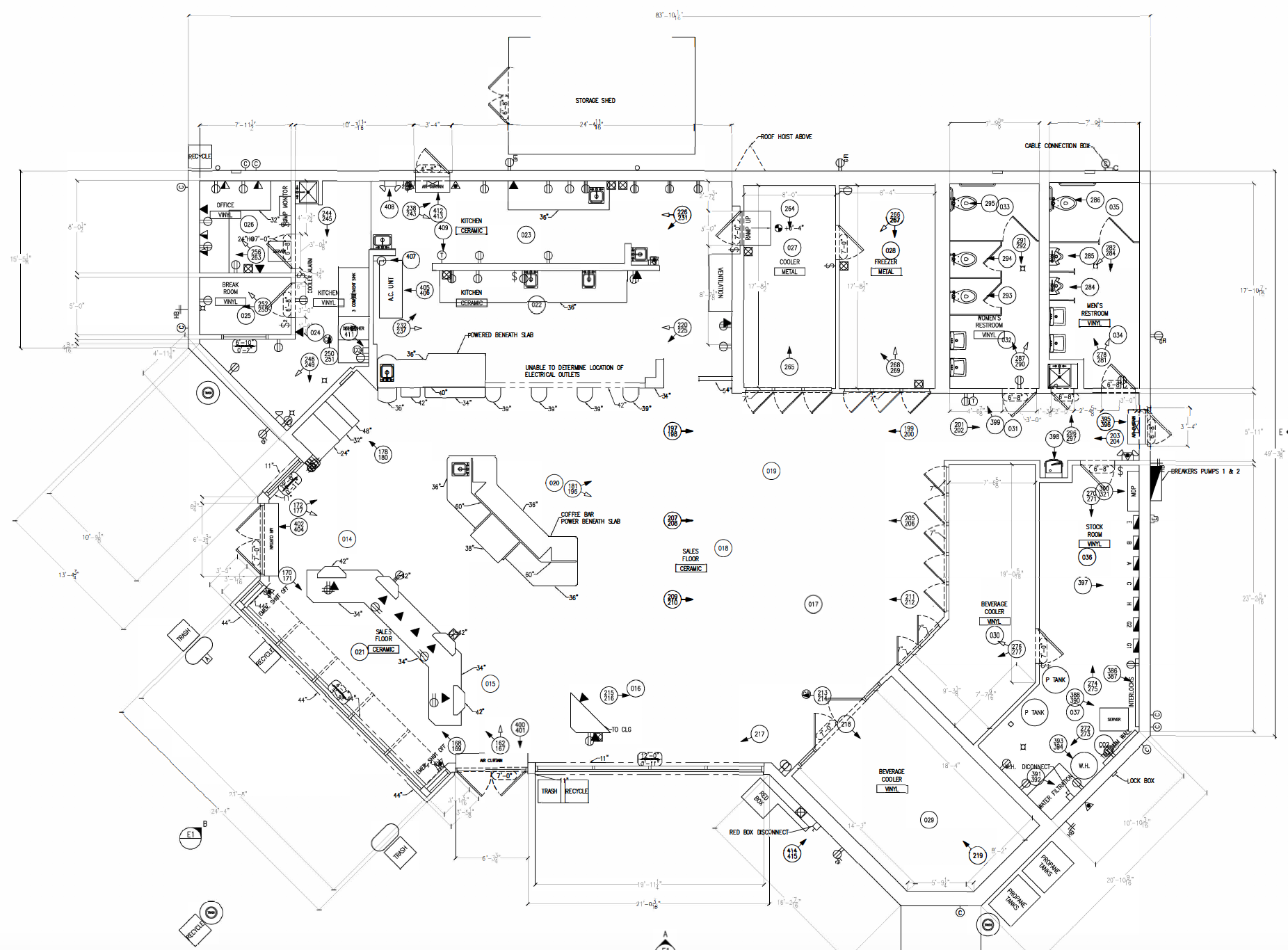 Convenience Store Floor Plan