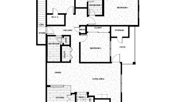 Multifamily 3BR Apartment Floor