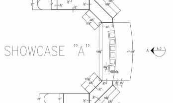 POS Showcase Counter AutoCAD Drawing