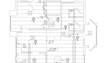 Retail Above Ceiling Plan Checklist Coffee Shop