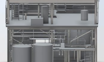 industrial-processing chemical plant model